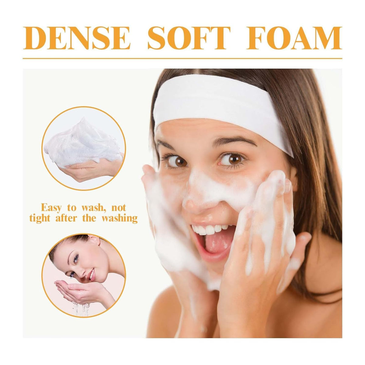 Glow Wash Turmeric Face Wash with Brush,Deep Cleansing Exfoliating Foaming Facial Cleanser.